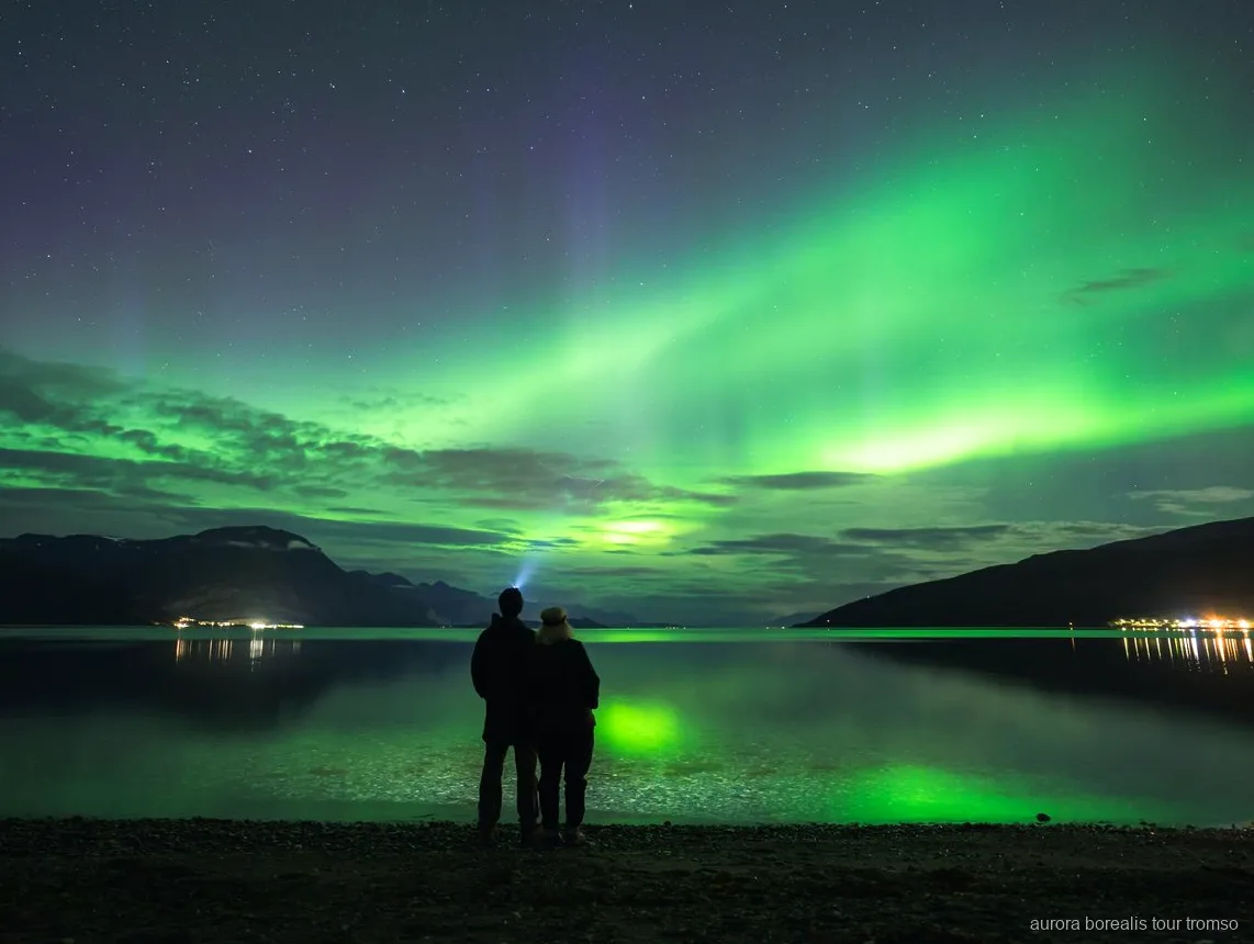 Feu de camp et soupe chaude sur l'excursion photo aurore boréale de Tromsø
